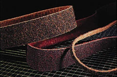 Superior Abrasives - 3" Wide x 132" OAL, Aluminum Oxide Abrasive Belt - Aluminum Oxide, Medium, Nonwoven - First Tool & Supply