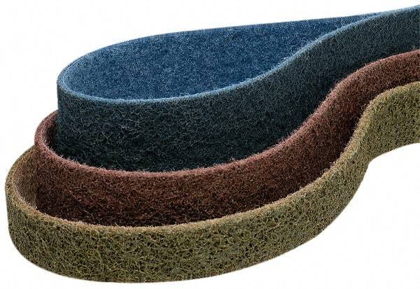 Superior Abrasives - 2" Wide x 132" OAL, Aluminum Oxide Abrasive Belt - Aluminum Oxide, Coarse, Nonwoven - First Tool & Supply