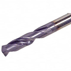 Iscar - 16.6mm 140° Spiral Flute Solid Carbide Screw Machine Drill Bit - First Tool & Supply