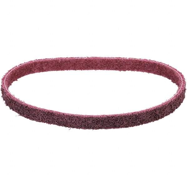 Dynabrade - 1/2" Wide x 12" OAL, Aluminum Oxide Abrasive Belt - Aluminum Oxide, Medium, Nonwoven, Series SC-BS - First Tool & Supply