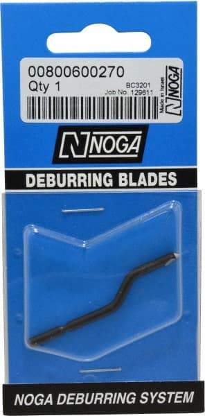 Noga - 1/8" Max Head Diam Countersink Blade - High Speed Steel, Right Handed Blade, Compatible with NogaGrip-1 Handle, RotoDrive Holder, for Hole Inner Surface & Outer Edge - First Tool & Supply