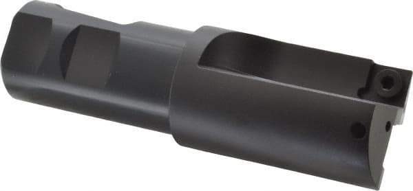 Kennametal - 1-1/2" Cut Diam, 11.94mm Max Depth of Cut, 1-1/4" Shank Diam, 4.78" OAL, Indexable Square Shoulder Centercutting End Mill - SPEB 422 Inserts, Weldon Shank, 0° Lead Angle, Through Coolant - First Tool & Supply