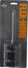 Brush Research Mfg. - 2-1/2" Bore Diam, 120 Grit, Silicon Carbide Flexible Hone - Fine, 8" OAL - First Tool & Supply