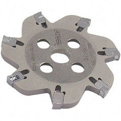 Iscar - Arbor Hole Connection, 0.106" Cutting Width, 1" Depth of Cut, 4.92" Cutter Diam, 1-1/4" Hole Diam, 16 Tooth Indexable Slotting Cutter - SGSA Toolholder, GSAN 3 Insert, Right Hand Cutting Direction - First Tool & Supply