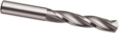 Guhring - Letter C 150° Solid Carbide Jobber Drill - Bright Finish, Right Hand Cut, Spiral Flute, 70mm OAL, Faceted Point - First Tool & Supply