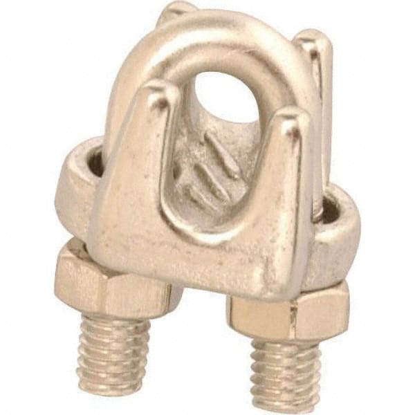 Campbell - Wire Rope Hardware & Accessories Type: Wire Rope Clip For Rope Diameter: 1/8 (Inch) - First Tool & Supply