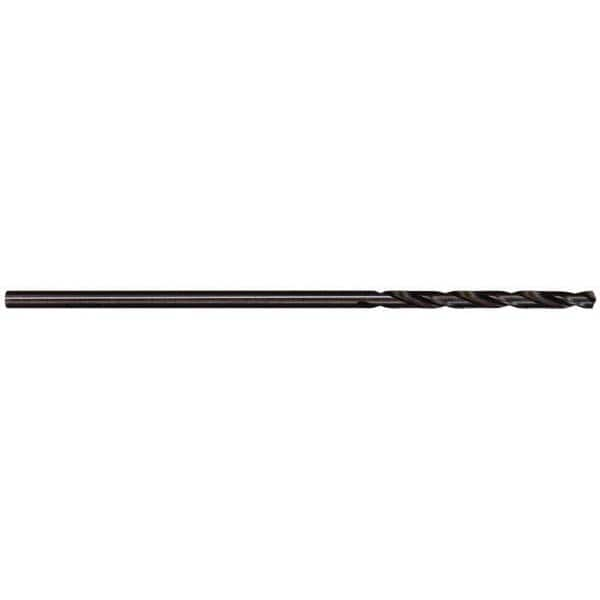 Interstate - 0.081" Diam, 12" OAL Oxide High Speed Steel Aircraft Extension Drill Bit - First Tool & Supply