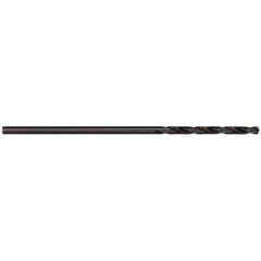 Interstate - 0.081" Diam, 12" OAL Oxide High Speed Steel Aircraft Extension Drill Bit - First Tool & Supply