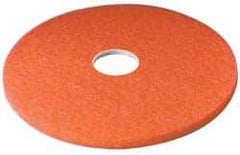 3M - Spray Buffing Pad - 17" Machine, Red Pad, Polyester - First Tool & Supply