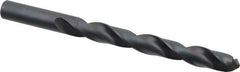 Hertel - 12.5mm 118° High Speed Steel Jobber Drill - Oxide Finish, Right Hand Cut, Spiral Flute, Straight Shank, 152mm OAL, Standard Point - First Tool & Supply