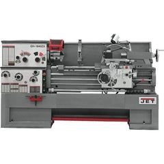 Jet - 16" Swing, 40" Between Centers, 230/460 Volt, Triple Phase Engine Lathe - 7MT Taper, 7-1/2 hp, 25 to 1,800 RPM, 3-1/8" Bore Diam, 40" Deep x 48" High x 97-1/2" Long - First Tool & Supply