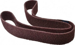 Brite Star - 2" Wide x 60" OAL, Aluminum Oxide Abrasive Belt - Aluminum Oxide, Medium, Nonwoven, Series SC-BS - First Tool & Supply