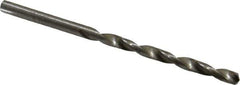 Interstate - #25 118° High Speed Steel Jobber Drill - Bright Finish, Right Hand Cut, Spiral Flute, Straight Shank, 3" OAL, Standard Point - First Tool & Supply