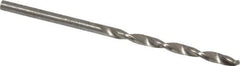 Interstate - #41 118° High Speed Steel Jobber Drill - Bright Finish, Right Hand Cut, Spiral Flute, Straight Shank, 2-3/8" OAL, Standard Point - First Tool & Supply