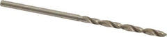 Interstate - #44 118° High Speed Steel Jobber Drill - Bright Finish, Right Hand Cut, Spiral Flute, Straight Shank, 2-1/8" OAL, Standard Point - First Tool & Supply