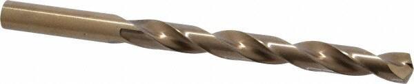 Interstate - 23/64" 135° Cobalt Jobber Drill - Bright Finish, Right Hand Cut, Spiral Flute, 4-7/8" OAL, Split Point - First Tool & Supply