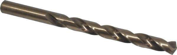 Interstate - 13/32" 135° Cobalt Jobber Drill - Bright Finish, Right Hand Cut, Spiral Flute, 5-1/4" OAL, Split Point - First Tool & Supply