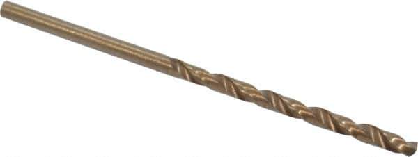 Interstate - #41 135° Cobalt Jobber Drill - Bright Finish, Right Hand Cut, 2-3/8" OAL, Split Point - First Tool & Supply