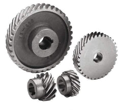 Boston Gear - 20 Pitch, 1-1/2" Pitch Diam, 1.571" OD, 30 Tooth Helical Gear - 3/8" Face Width, 3/4" Bore Diam, 14.5° Pressure Angle, Steel - First Tool & Supply