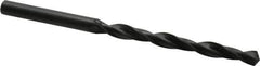 Interstate - 4.9mm 118° High Speed Steel Jobber Drill - Oxide Finish, Right Hand Cut, Spiral Flute, Straight Shank, 3-5/8" OAL, Standard Point - First Tool & Supply