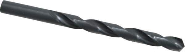 Interstate - 9.7mm 118° High Speed Steel Jobber Drill - Oxide Finish, Right Hand Cut, Spiral Flute, Straight Shank, 5-1/8" OAL, Standard Point - First Tool & Supply