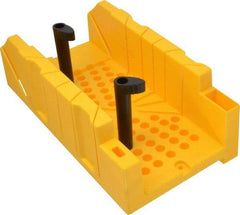 Stanley - 22.5°, 45°, 60°, 90° Back/Panel Saw Miter Box Only - 4-1/4" Box Width x 12" Box Length - First Tool & Supply