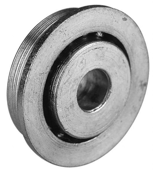 Value Collection - 1/2" Bore Diam, 1-3/4" OD, Open Unground Full Complement Radial Ball Bearing - With Flange, 1 Row, Round Bore, 1,187 Lb Dynamic Capacity - First Tool & Supply