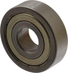 Value Collection - 5/8" Bore Diam, 1-3/4" OD, Double Shield Unground Retainer Type Radial Ball Bearing - 1/2" Wide, 1 Row, Round Bore, 1,171 Lb Dynamic Capacity - First Tool & Supply