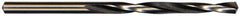 Interstate - #23 130° High Speed Steel Jobber Drill - Bright Finish, Right Hand Cut, Spiral Flute, Straight Shank, 3-1/8" OAL, Standard Point - First Tool & Supply