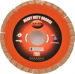 Core Cut - 4" Diam, 20mm Arbor Hole Diam, Wet & Dry Cut Saw Blade - Diamond-Tipped, Standard Round Arbor - First Tool & Supply