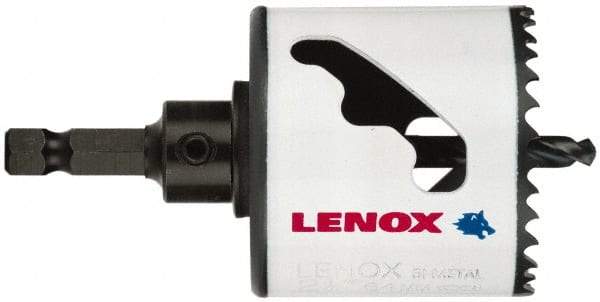 Lenox - 2-9/16" Diam, 1-1/2" Cutting Depth, Hole Saw - Bi-Metal Saw, Toothed Edge - First Tool & Supply