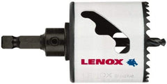 Lenox - 2-7/8" Diam, 1-1/2" Cutting Depth, Hole Saw - Bi-Metal Saw, Toothed Edge - First Tool & Supply