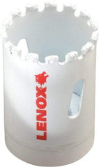 Lenox - 1-3/8" Diam, 1-5/8" Cutting Depth, Hole Saw - Carbide Grit Saw, Gulleted Edge - First Tool & Supply