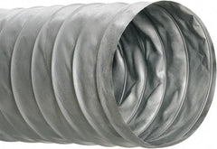 Hi-Tech Duravent - 6" ID, 25' Long, PVC Blower & Duct Hose - Gray, 3-1/2" Bend Radius, 0.15 In/Hg, 0.85 Max psi, 0 to 250°F, Flame Retarding - First Tool & Supply