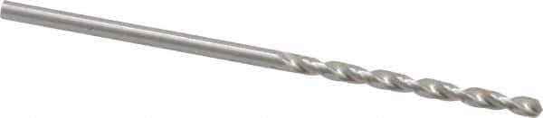 Walter-Titex - 1.6mm 130° Cobalt Jobber Drill - Bright Finish, Right Hand Cut, Parabolic Flute, Straight Shank, 1-11/16" OAL, Split Point - First Tool & Supply