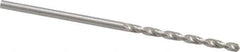 Walter-Titex - 1.6mm 130° Cobalt Jobber Drill - Bright Finish, Right Hand Cut, Parabolic Flute, Straight Shank, 1-11/16" OAL, Split Point - First Tool & Supply