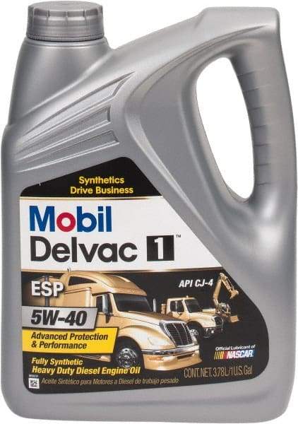 Mobil - 1 Gal Synthetic Engine Oil - Grade 5W-40 - First Tool & Supply