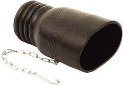 Hi-Tech Duravent - 3" ID Custom EPDM Twin Tailpipe Adapter - 8" Long - First Tool & Supply