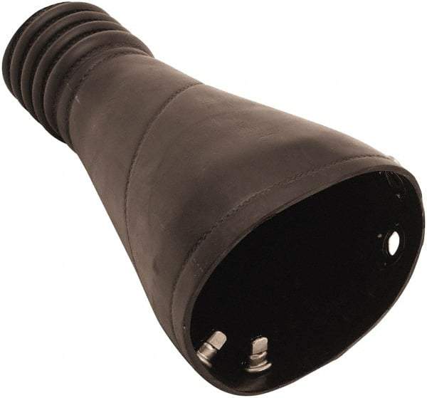 Hi-Tech Duravent - Custom EPDM Universal Adapter - 8" Long, Oval ID Range - First Tool & Supply