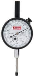 SPI - 0-25-0 Dial Reading, 0.0005" Graduation Dial Drop Indicator - 1-1/2" Dial, Revolution Counter - First Tool & Supply