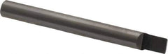 Accupro - 5/32" Shank Diam, 1-1/2" OAL, 5/32" Cut Diam, Square Engraving Cutter - 3/16" LOC, 0.1563" Tip Diam, 1 Flute, Right Hand Cut, Micrograin Solid Carbide, Uncoated - First Tool & Supply