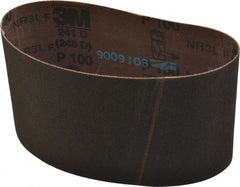 3M - 3-1/2" Wide x 15-1/2" OAL, 100 Grit, Aluminum Oxide Abrasive Belt - First Tool & Supply