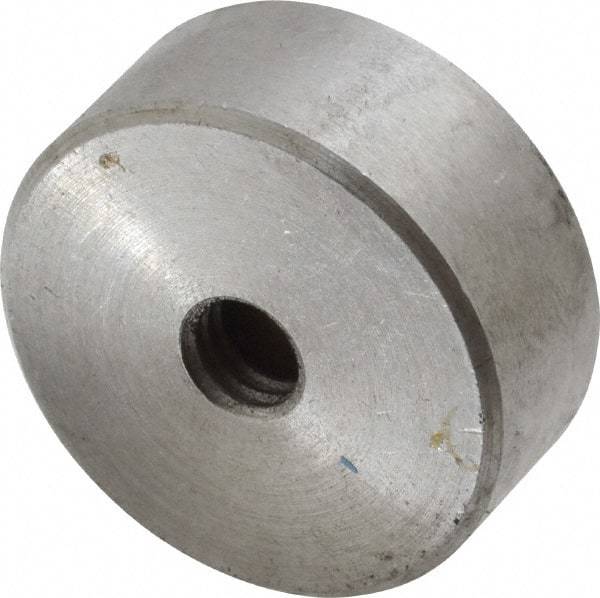 Mag-Mate - 5/16-18 Thread, 1-1/4" Diam, 1/2" High, 68 Lb Average Pull Force, Neodymium Rare Earth Pot Magnet - 0.15" Deep Tapped Hole, Steel Pot, Uninsulated - First Tool & Supply