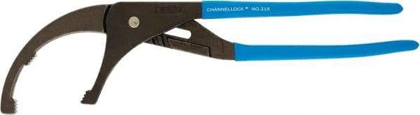 Channellock - 5-1/2" Max Diam, Adjustable Oil Filter Plier - 15" OAL, 5-1/2 Max Capacity, Oil Filter Plier - First Tool & Supply