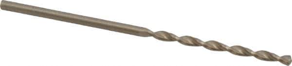 Cleveland - #49 135° Cobalt Jobber Drill - Oxide/Gold Finish, Right Hand Cut, Parabolic Flute, Straight Shank, 2" OAL, Split Point - First Tool & Supply