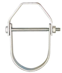 Empire - 2-1/2" Pipe, 1/2" Rod, Carbon Steel Adjustable Clevis Hanger - Electro Galvanized - First Tool & Supply