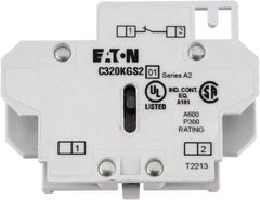 Eaton Cutler-Hammer - Starter Auxiliary Contact - For Use with 10-60A Contactors - First Tool & Supply