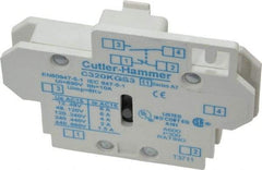 Eaton Cutler-Hammer - Starter Auxiliary Contact - For Use with 10-60A Contactors - First Tool & Supply