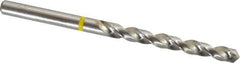 Accupro - 13/64" 130° Vanadium High Speed Steel Jobber Drill - Bright Finish, Right Hand Cut, Spiral Flute, Straight Shank, 86mm OAL, Split Point - First Tool & Supply