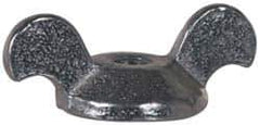 Value Collection - 1/4-20 UNC, Uncoated, Steel Standard Wing Nut - Grade 1015-1025, 1-1/2" Wing Span, 0.56" Wing Span, 7/8" Base Diam - First Tool & Supply